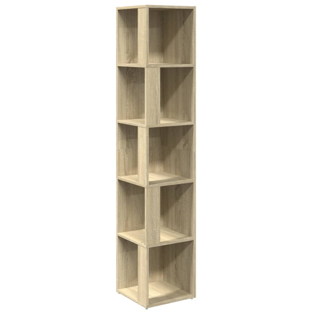 Corner Cabinet Sonoma Oak 33x33x164.5 cm Engineered Wood