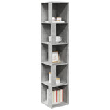 Corner Cabinet Concrete Grey 33x33x164.5 cm Engineered Wood - Top-Down View