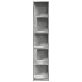 Corner Cabinet Concrete Grey 33x33x164.5 cm Engineered Wood - 45-Degree Angle