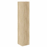 Corner Cabinet White and Sonoma Oak 33x33x164.5 cm Engineered Wood