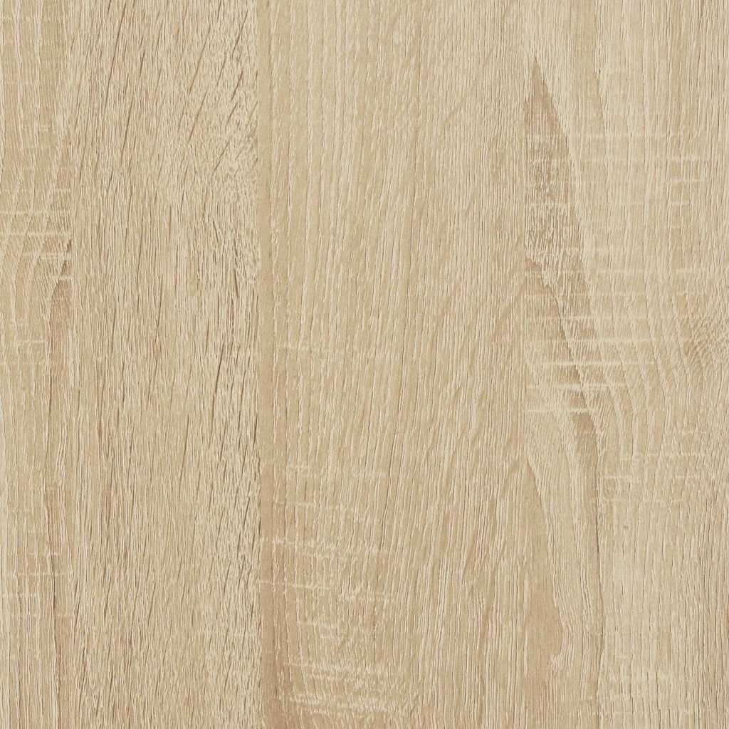 Corner Cabinet White and Sonoma Oak 33x33x164.5 cm Engineered Wood