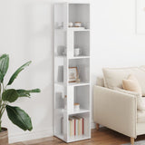 Corner Cabinet High Gloss White 33x33x164.5 cm Engineered Wood
