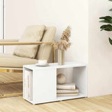 TV Cabinet White 60x24x32cm Engineered Wood - Front View