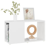 TV Cabinet White 60x24x32cm Engineered Wood - Side View