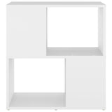 Book Cabinet White 60x24x63 cm Engineered Wood