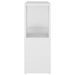 Book Cabinet White 60x24x63 cm Engineered Wood