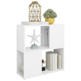 Book Cabinet White 60x24x63 cm Engineered Wood - 45-Degree Angle