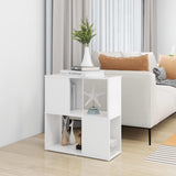 Book Cabinet White 60x24x63 cm Engineered Wood