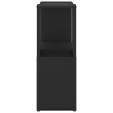 Book Cabinet Black 60x24x63 cm Engineered Wood
