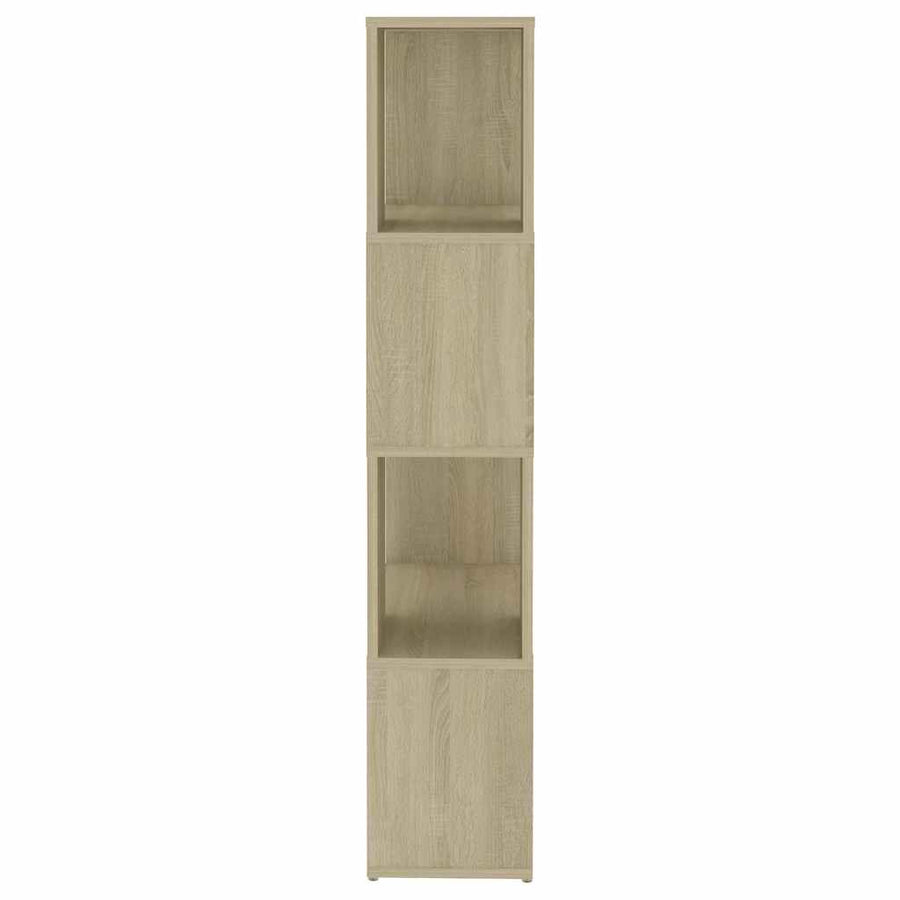 Book Cabinet Room Divider Sonoma Oak 60x24x124.5 cm