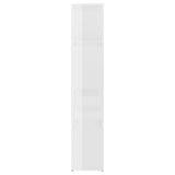 Book Cabinet Room Divider High Gloss White 60x24x124.5 cm