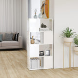Book Cabinet Room Divider High Gloss White 60x24x124.5 cm