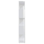 Book Cabinet Room Divider High Gloss White 60x24x155 cm