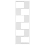 Book Cabinet Room Divider White 60x24x186 cm - 45-Degree Angle