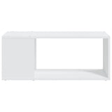 TV Cabinet White 80x24x32 cm Engineered Wood - 45-Degree Angle