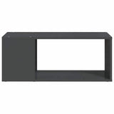 TV Cabinet High Gloss Grey 80x24x32 cm Engineered Wood