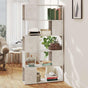 Book Cabinet Room Divider Concrete Grey 80x24x155 cm