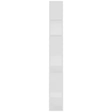 Book Cabinet Room Divider White 80x24x186 cm Engineered Wood