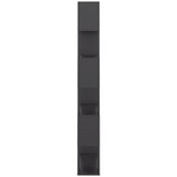 Book Cabinet Room Divider Grey 80x24x186 cm Engineered Wood