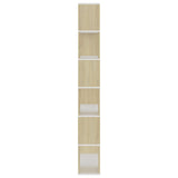 Book Cabinet Room Divider Sonoma Oak 80x24x186 cm Engineered Wood