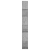 Book Cabinet Room Divider Concrete Grey 80x24x186 cm Engineered Wood