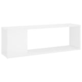 TV Cabinet White 100x24x32 cm Engineered Wood