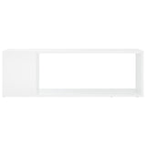 TV Cabinet White 100x24x32 cm Engineered Wood - Side View