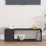 TV Cabinet Grey 100x24x32 cm Engineered Wood