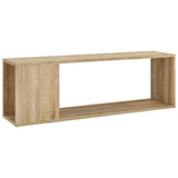 TV Cabinet Sonoma Oak 100x24x32 cm Engineered Wood - Front View