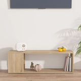 TV Cabinet Sonoma Oak 100x24x32 cm Engineered Wood - 45-Degree Angle