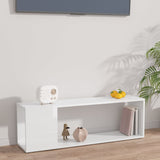 TV Cabinet High Gloss White 100x24x32 cm Engineered Wood