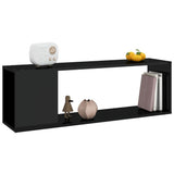TV Cabinet High Gloss Black 100x24x32 cm Engineered Wood