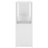 Book Cabinet White 100x24x63 cm Engineered Wood - Top-Down View