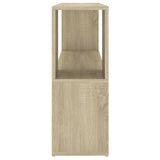 Book Cabinet Sonoma Oak 100x24x63 cm Engineered Wood - Top-Down View