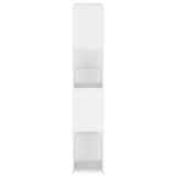 Book Cabinet Room Divider White 100x24x124 cm - Rear View