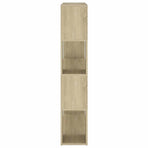 Book Cabinet Room Divider Sonoma Oak 100x24x124 cm
