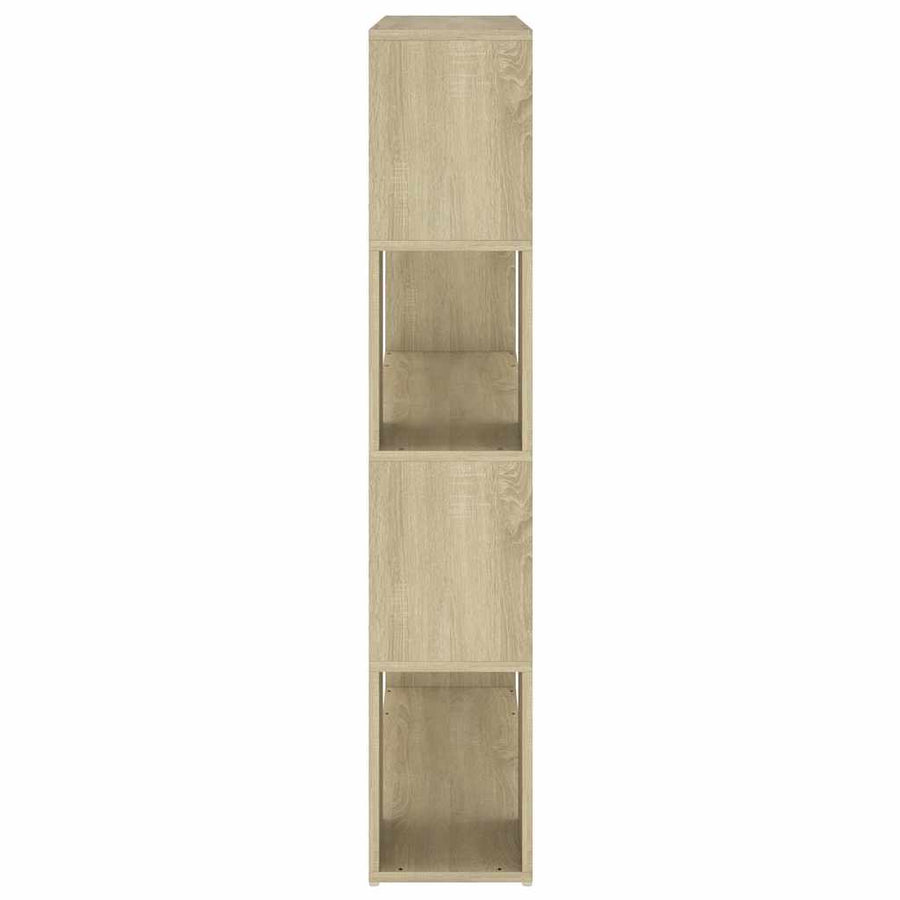 Book Cabinet Room Divider Sonoma Oak 100x24x124 cm