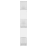 Book Cabinet Room Divider White 100x24x155 cm Engineered Wood - Top-Down View