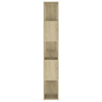 Book Cabinet Room Divider Sonoma Oak 100x24x155 cm