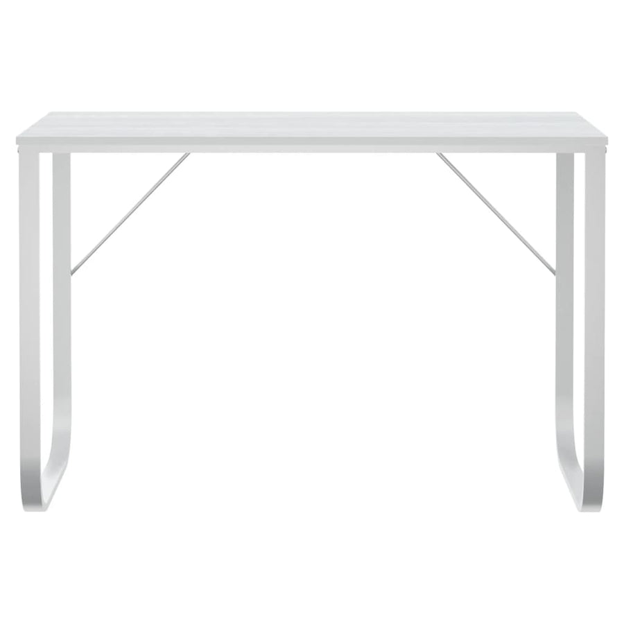 Computer Desk White 110x60x73 cm Engineered Wood