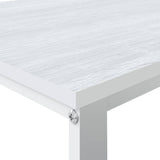 Computer Desk White 110x60x73 cm Engineered Wood - 45-Degree Angle
