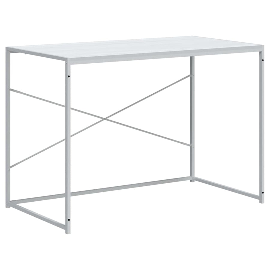 Computer Desk White 110x60x70 cm Engineered Wood