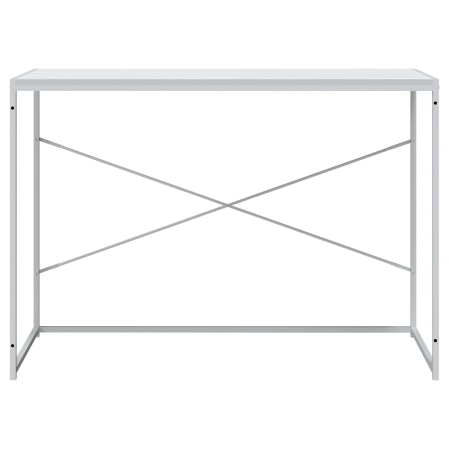 Computer Desk White 110x60x70 cm Engineered Wood