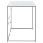 Computer Desk White 110x60x70 cm Engineered Wood