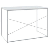 Computer Desk White 110x60x70 cm Engineered Wood
