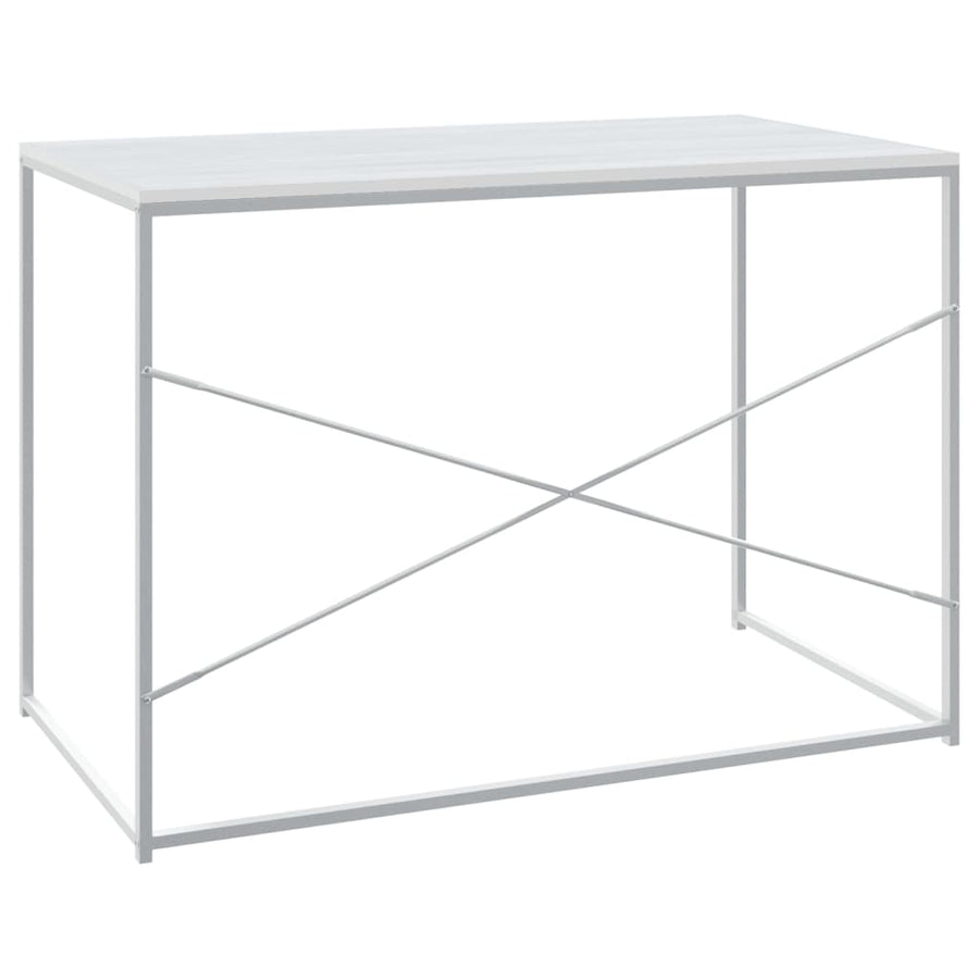 Computer Desk White 110x60x70 cm Engineered Wood