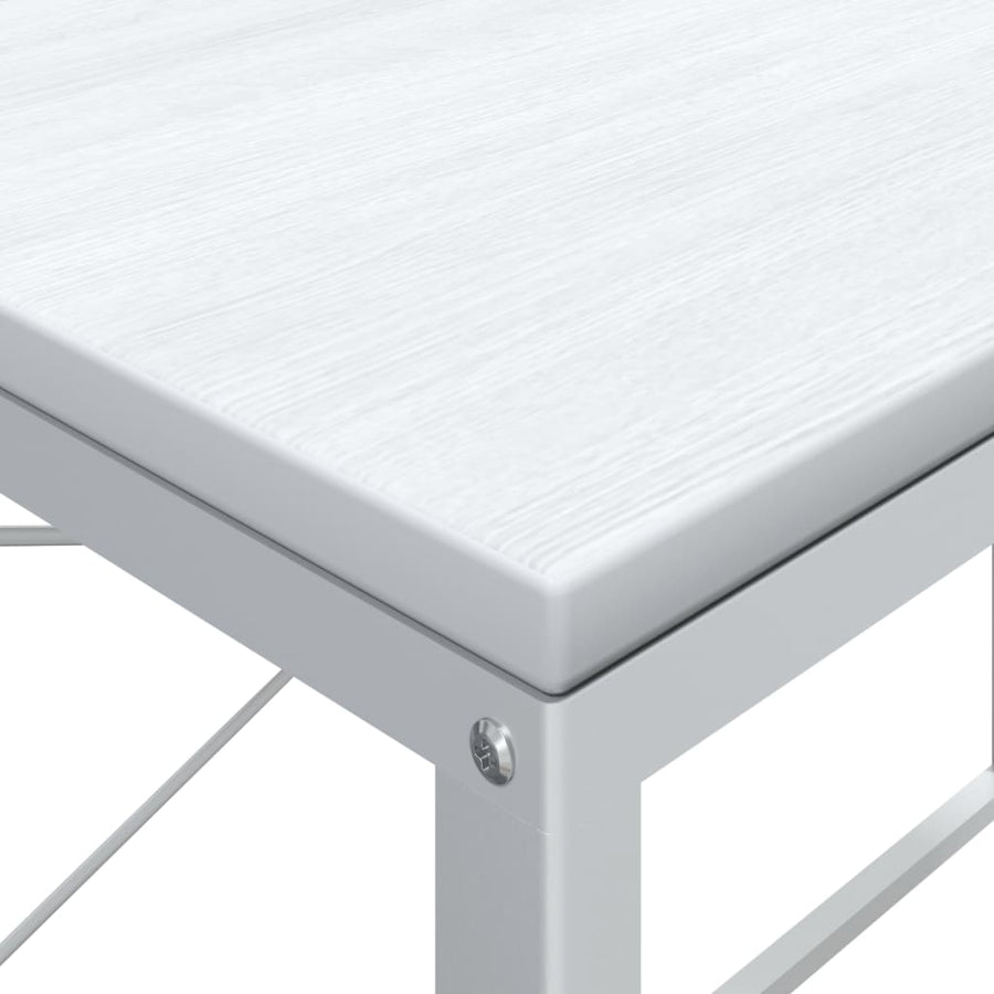 Computer Desk White 110x60x70 cm Engineered Wood