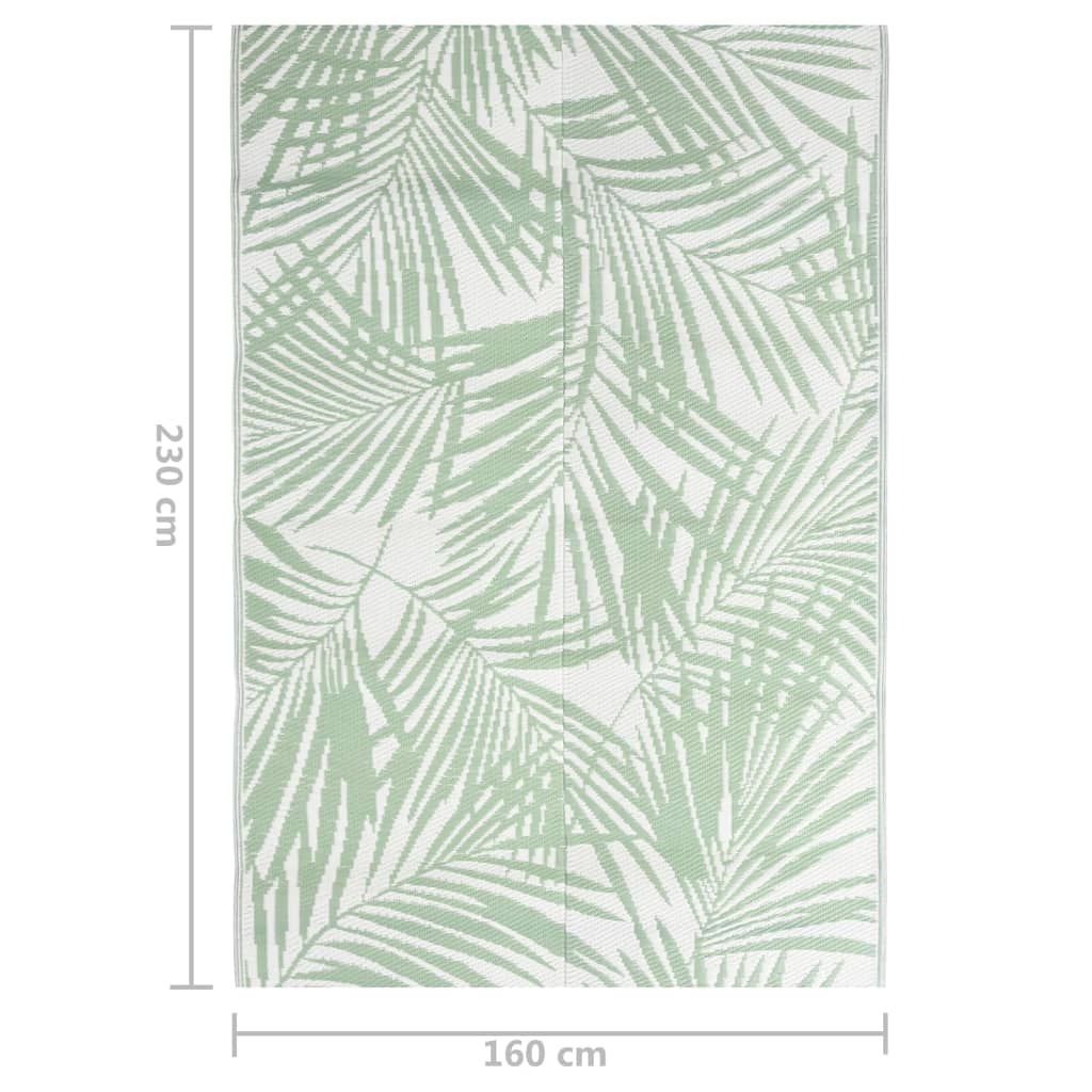 Outdoor Rug ARAKIL Green 160x230 cm PP