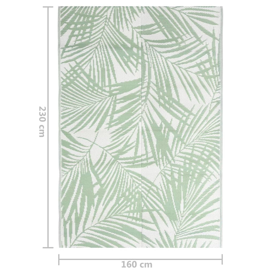 Outdoor Rug ARAKIL Green 160x230 cm PP