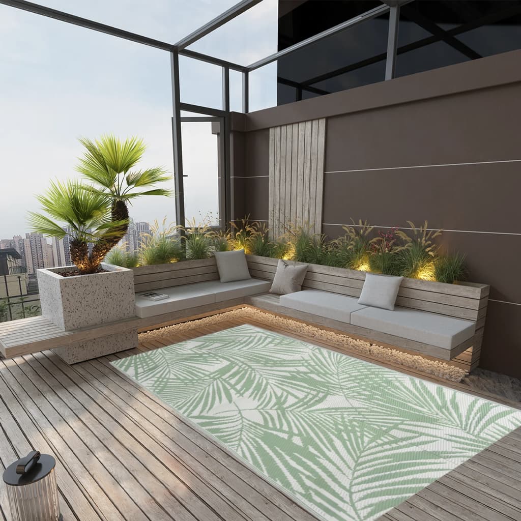 Outdoor Rug ARAKIL Green 160x230 cm PP